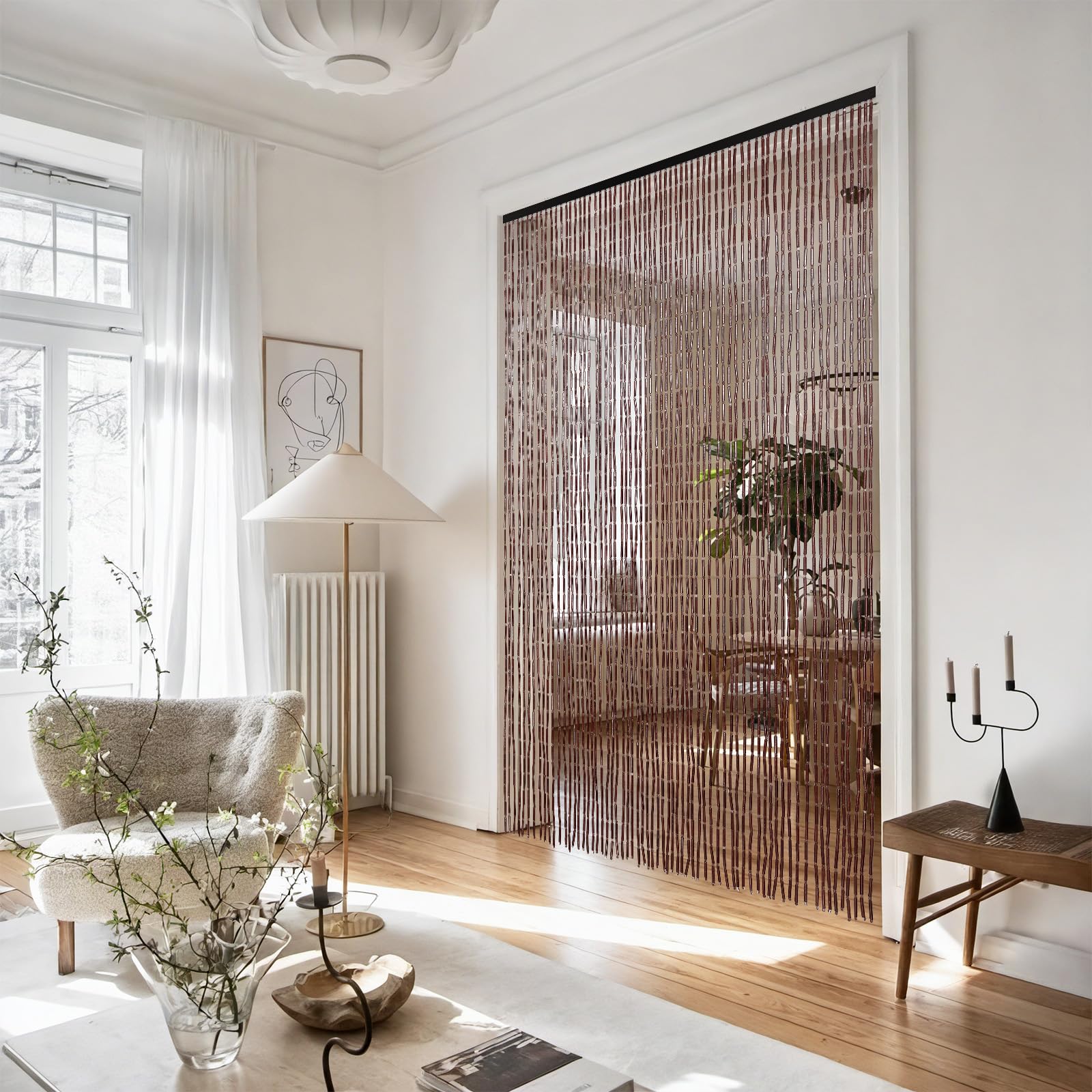 ビーズのれん グロウタイプ ハート BEADED CURTAIN ビーズのれん